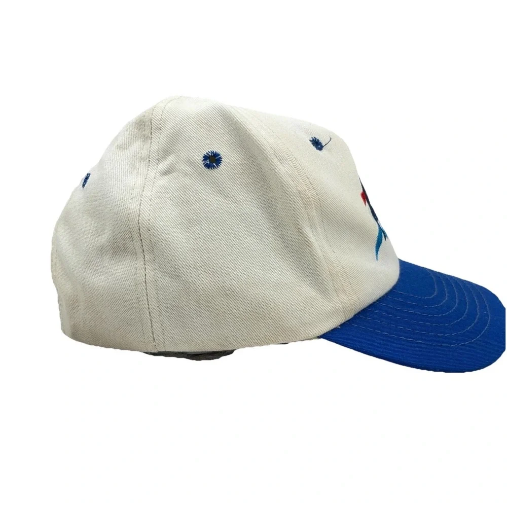 Vintage‎ Mark Martin Snapback Hat Cap Nascar Racing Tee 90s Y2K Blue White USA